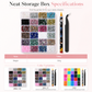 💖LAST DAY SALE 70% OFF!!🎁24-Grid Nail Art Rhinestone Set