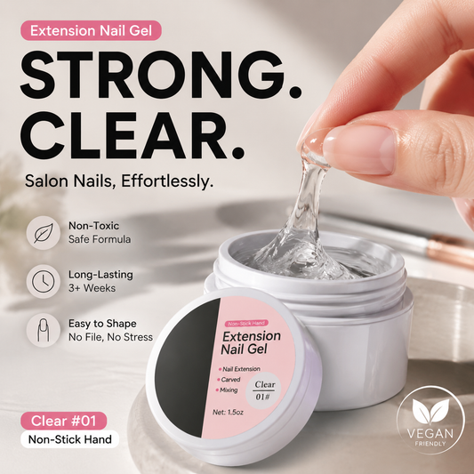 💅✨Time-Limited Special Price: ￡10.99!! ⏳Solid Nail Extension Builder Gel – Sculpt & Shape, 15 ml
