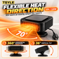 ⏰LIMITED TIME PRICE: ONLY ￡14.99!!!🔥Portable Car Heater Defroster with 360-Degree Rotating Base