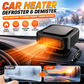 ⏰LIMITED TIME PRICE: ONLY ￡14.99!!!🔥Portable Car Heater Defroster with 360-Degree Rotating Base
