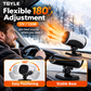 ⏰LIMITED TIME PRICE: ONLY ￡14.99!!!🔥Portable Car Heater Defroster with 360-Degree Rotating Base
