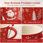 🎅Best Gift Idea - ONLY ￡12.99!!🎁🍫Christmas Ceramic Chocolate Fondue Mug Set🫕