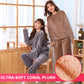 🔥Winter Special Price: ￡16.99!!💖🎁Women’s Loose Warm Coral Plush Pajamas Set