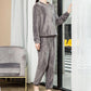 🔥Winter Special Price: ￡16.99!!💖🎁Women’s Loose Warm Coral Plush Pajamas Set
