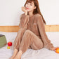 🔥Winter Special Price: ￡16.99!!💖🎁Women’s Loose Warm Coral Plush Pajamas Set