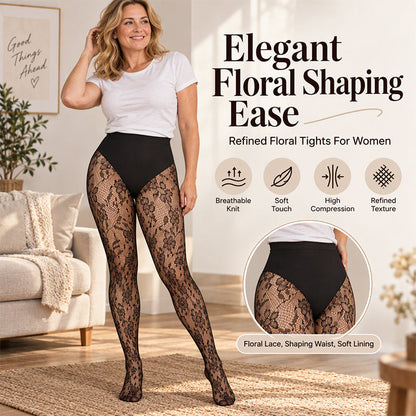 🍂Black Friday Sale:50% OFF🖤Lace Fishnet, Sexy & Chic – Women's High-Waist Shaping Stockings ✨