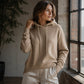 🔥LAST DAY PROMOTION 50% OFF🧶Cozy Head Coverage, Customizable Fit💖Women's Casual Hooded Sweater With Drawstring