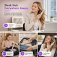 💜LAST DAY SPECIAL PRICE：￡10.99!!💜Portable Cordless Hair Straightener Brush and Curler 💇‍♀️✨2 in 1 Mini Rechargeable Hair Straightening Comb for Travel