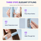 💜LAST DAY SPECIAL PRICE：￡10.99!!💜Portable Cordless Hair Straightener Brush and Curler 💇‍♀️✨2 in 1 Mini Rechargeable Hair Straightening Comb for Travel