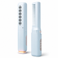 💜LAST DAY SPECIAL PRICE：￡10.99!!💜Portable Cordless Hair Straightener Brush and Curler 💇‍♀️✨2 in 1 Mini Rechargeable Hair Straightening Comb for Travel