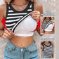 💖LAST DAY SPECIAL SALE 50% OFF🍃💖Women's Ribbed Stretchy Tank Top with Built-in Bra