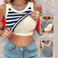 💖LAST DAY SPECIAL SALE 50% OFF🍃💖Women's Ribbed Stretchy Tank Top with Built-in Bra
